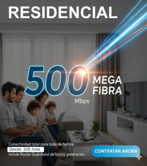 Conexion a internet RESIDENCIAL